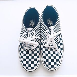 Vans Black and White Checkerboard Shoes